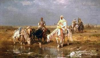 Arab or Arabic people and life. Orientalism oil paintings  361, unknow artist